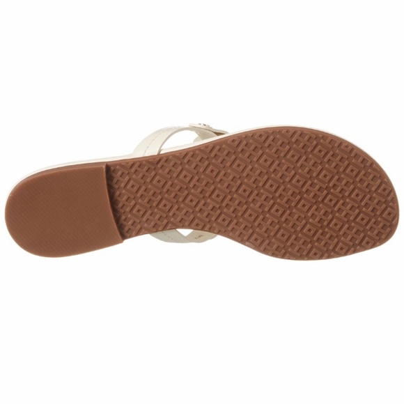 TORY BURCH Miller Bleach Calf Leather Sandals - Picture 7 of 7